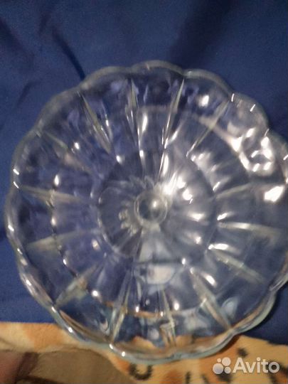 Графины Красный май, цветное стекло, вазочки