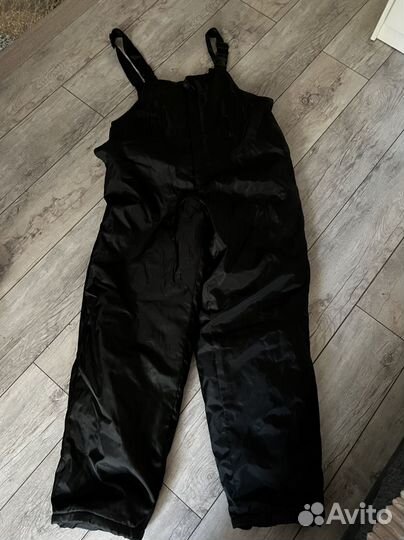 Штаны дутики на лямках