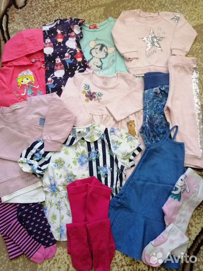 Пакет вещей на девочку