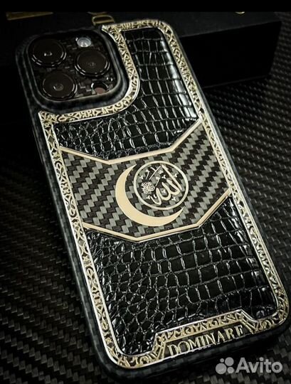 Чехол на iPhone 14 pro карбон Dominare