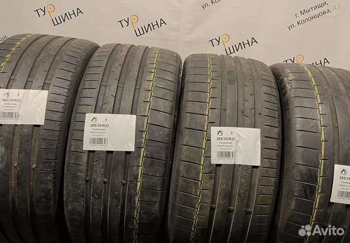Continental SportContact 6 285/35 R23 94Y