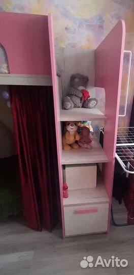 Кровать чердак для девочки