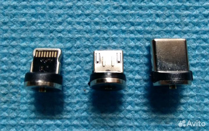 Магнитные Наконечники - microusb, Apple, Type-C