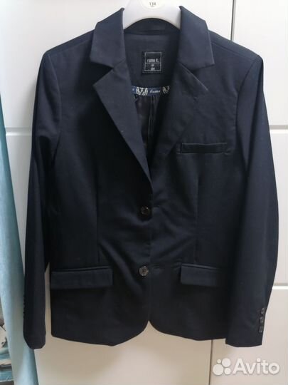 Пиджак школьный для мальчика 134-140