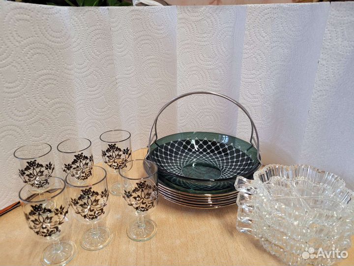 Цветное стекло, хрусталь СССР (будет дополняться)