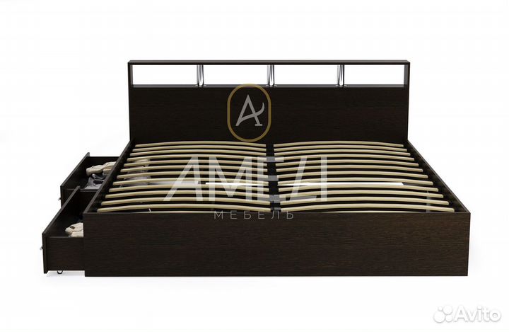 Кровать для девочки с ящиками