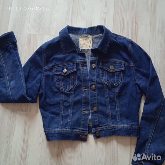 Пиджак джинсовый