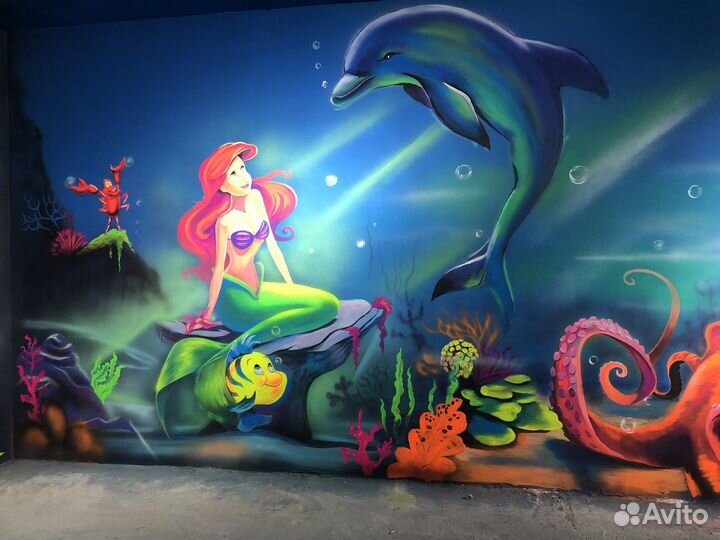 Роспись стен/граффити/аэрография