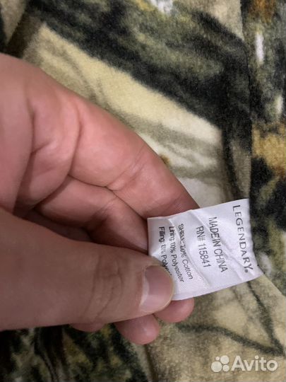 Плотный вельветовый овершот legendary Whitetails