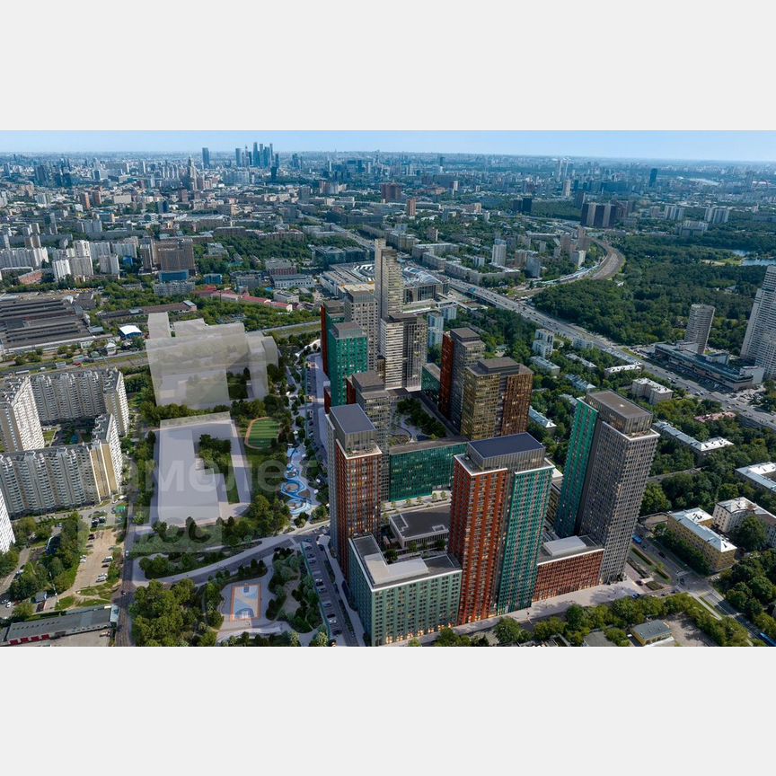 2-к. квартира, 61 м², 4/35 эт.