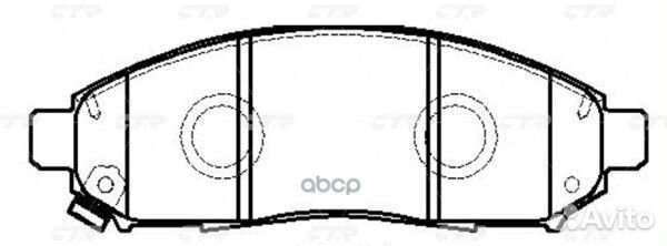 CKN-18 Колодки тормозные дисковые перед G
