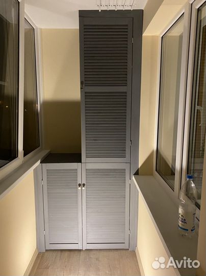 Встраиваемый шкаф на балкон