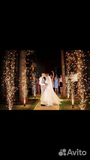 Холодные Фонтаны дорожка из фонтанов Тяжёлый дым