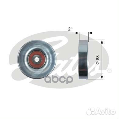 Ролик ремня приводного toyota yaris 1.0 03- T36395