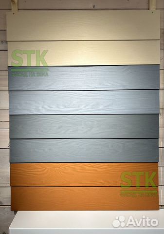 Фиброцементный сайдинг STK wood все цвета