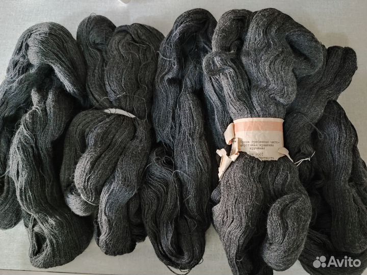 Пряжа нитки для вязания, шерсть
