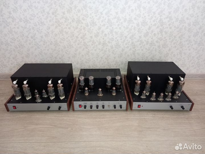 Ламповый усилитель 6п3с, 6п36с 2 х 50 ватт т.о.р.г