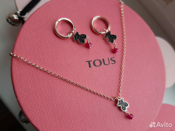 Tous кулон подвеска серьги