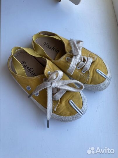 Кеды-мокасины 25-26р