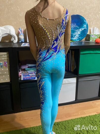Купальник комбинезон для художественной гимнастике