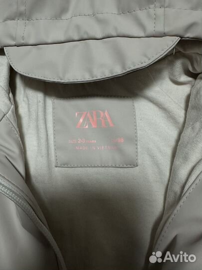 Куртка дождевик zara 98