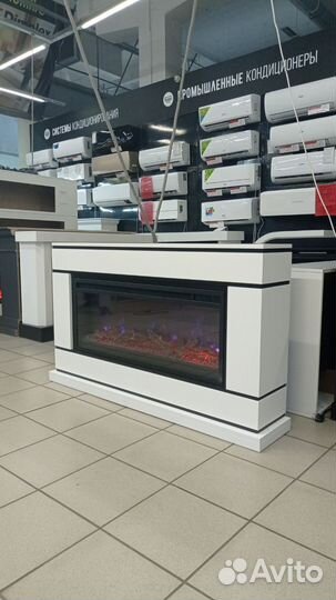 Камины электрические, линейные, встраиваемые,очаги