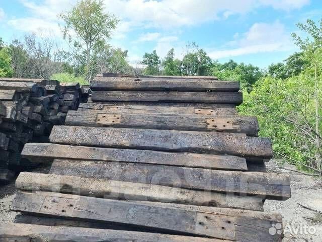 Деревянные шпалы (бревна)