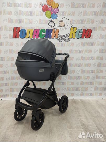 Коляска новая модульная 2 в 1 Рико Бэйзик графит