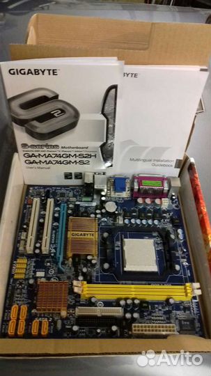 Материнская плата MA- 74M-S2H новая