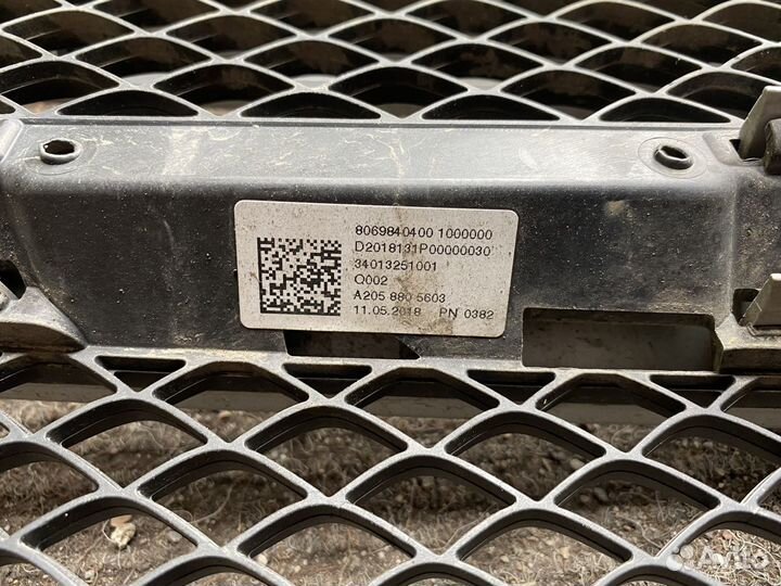 Решетка радиатора mercedes w205 рестайлинг