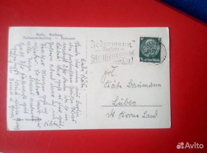 Почтовые карточки 1937 год.Германия