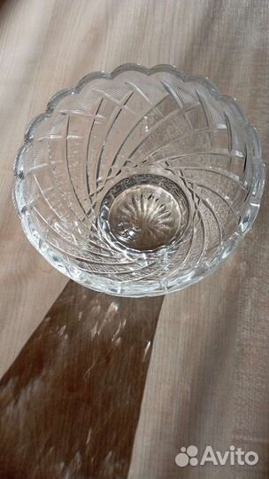 Салатник хрустальный
