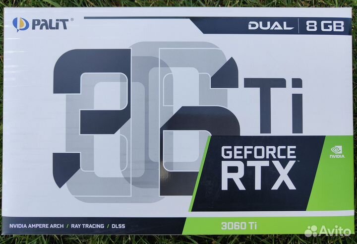 Видеокарта Palit RTX 3060TI dual 8gb