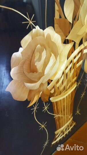 Картина пано маркетри винтаж СССР