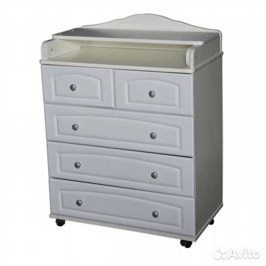 Пеленальный комод Ульяна-6 мдф, 5 ящиков
