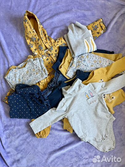 Пакет вещей mothercare 9-12 месяцев