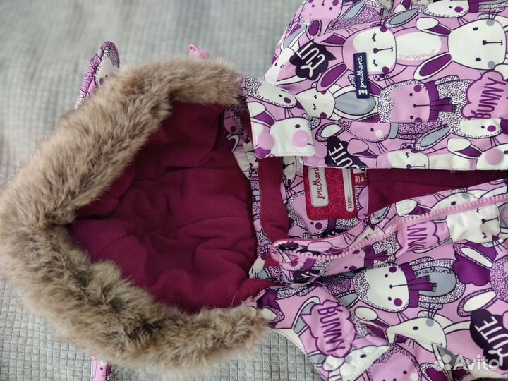 Зимний комбинезон для девочки 86