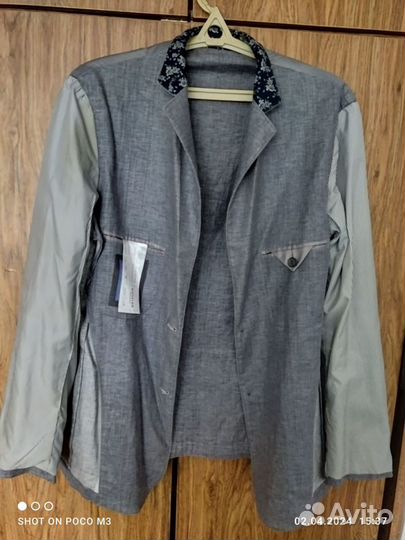 Пиджак мужской светло серый браузер