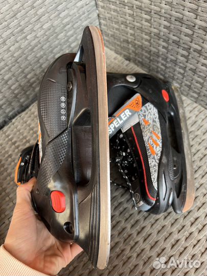Коньки hespeler раздвижные