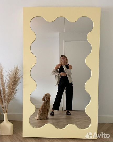 Зеркало на заказ Волна Curvy mirror Ultrafragola