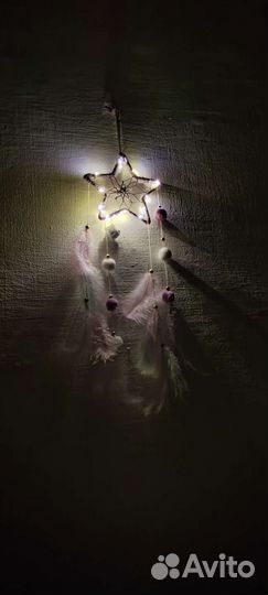 Ловец снов со светодиодной гирляндой