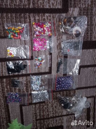 Бисер, Прищепки для фото и светящиеся заезды