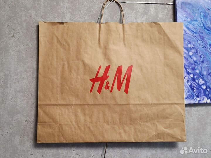 Фирменные пакеты h&m упаковочные коллекционные