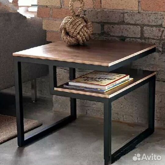 Металлическая мебель в стиле лофт