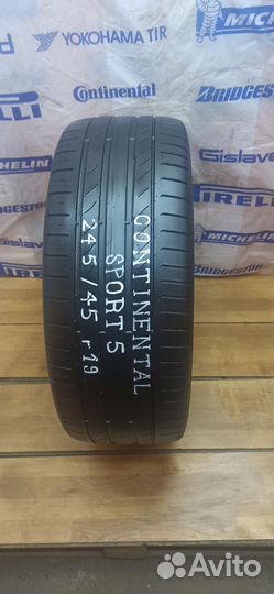Continental ContiSportContact 5 245/45 R19 98W