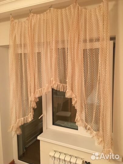 Тюль «кошкин дом»