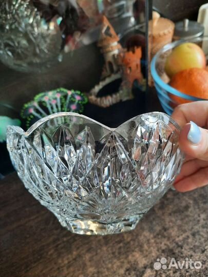 Салатник хрустальный