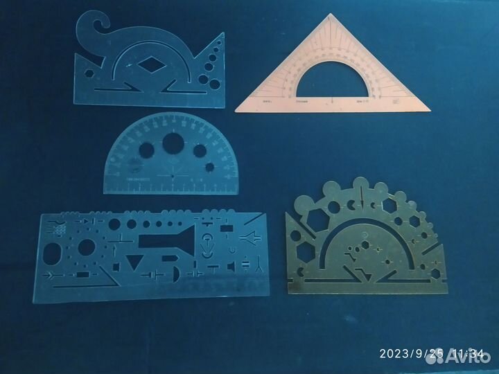 Транспортиры, линейки СССР