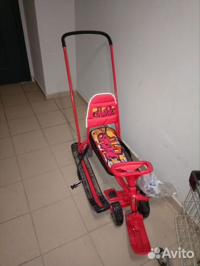 Коляска санки