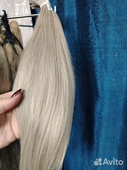Волосы для наращивания блонд бу